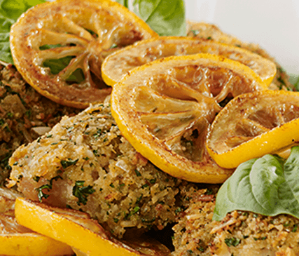 Lemon and Parmesan Crusted Tilapia