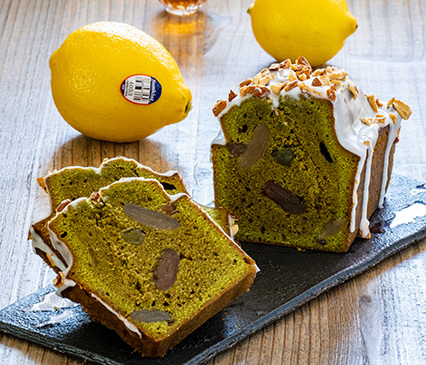 レモン抹茶パウンドケーキ
