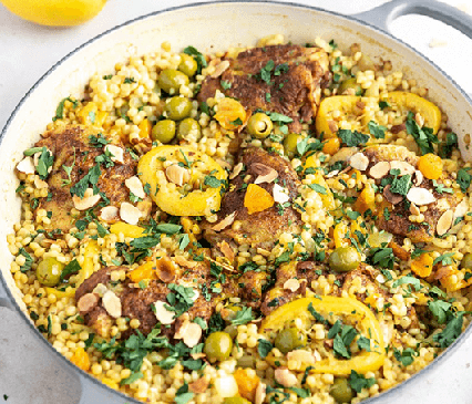 Sunkist® Lemon Moroccan Chicken