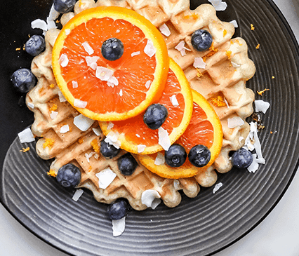 Cara Cara Orange Zested Waffles