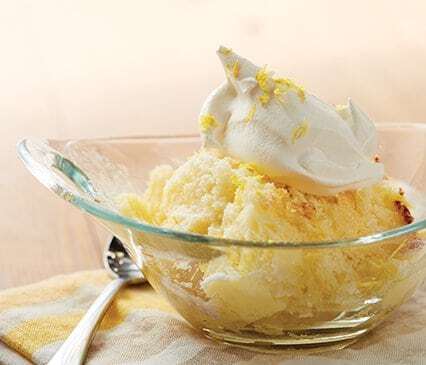 Slow Cooker Old-Fashioned Lemon Pudding Cake