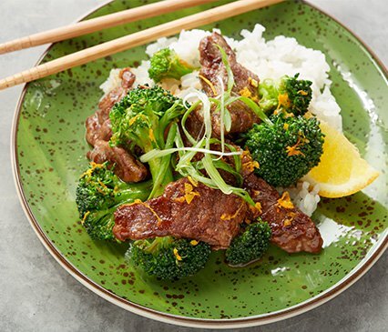 Valencia Orange Beef and Broccoli
