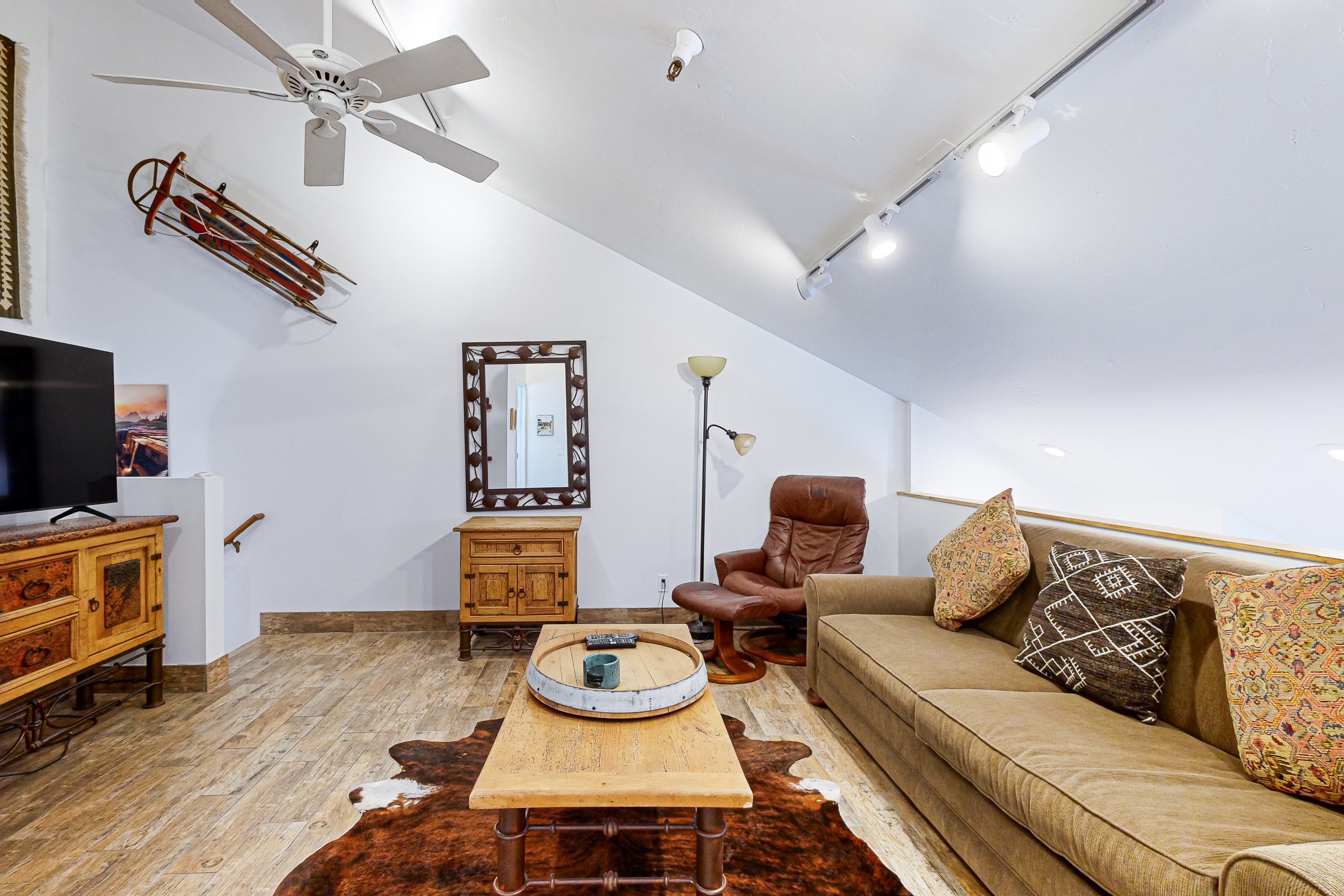 Loft Living Room with TV for extra entertainment