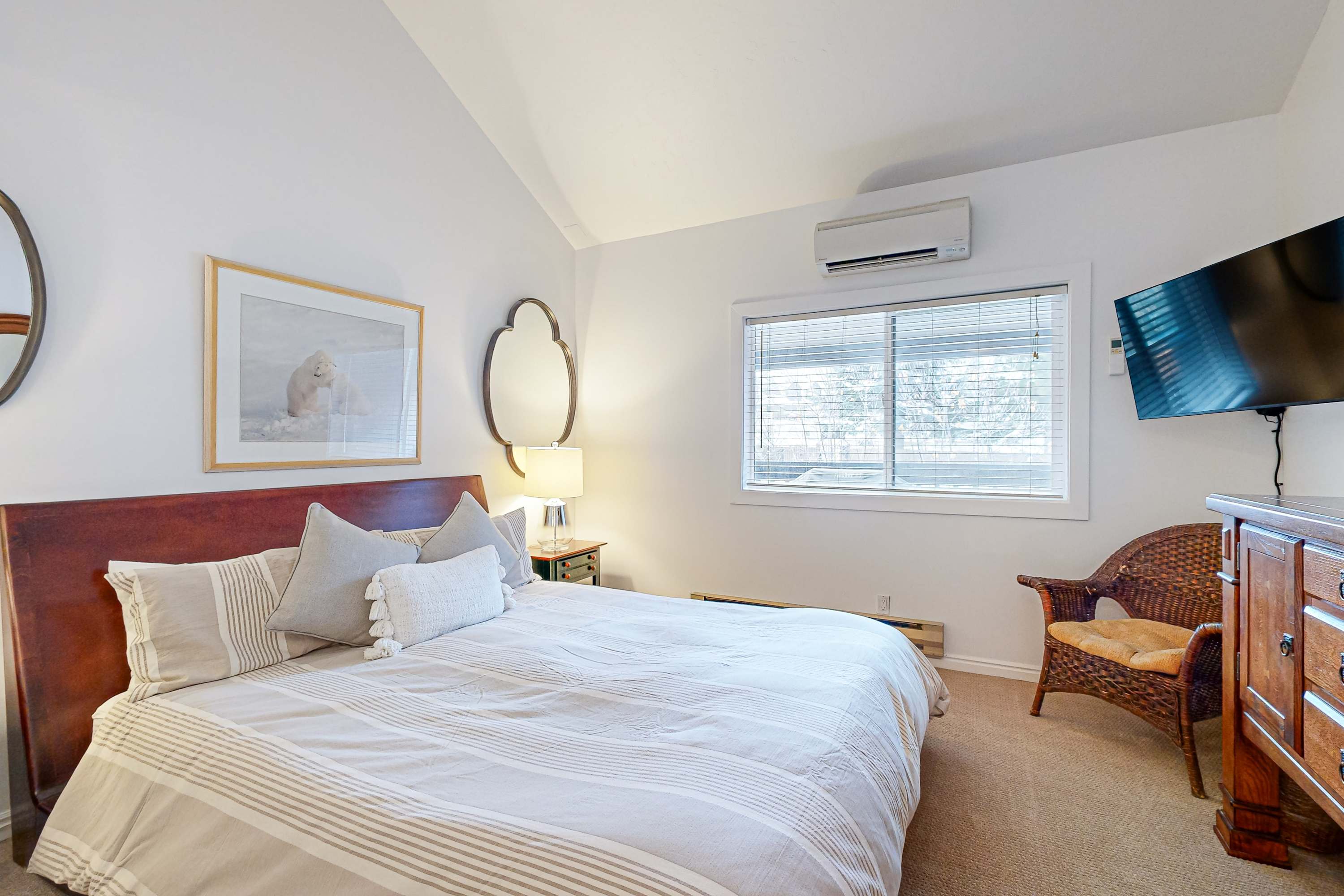 Where you'll sleep- King private bedroom on main floor