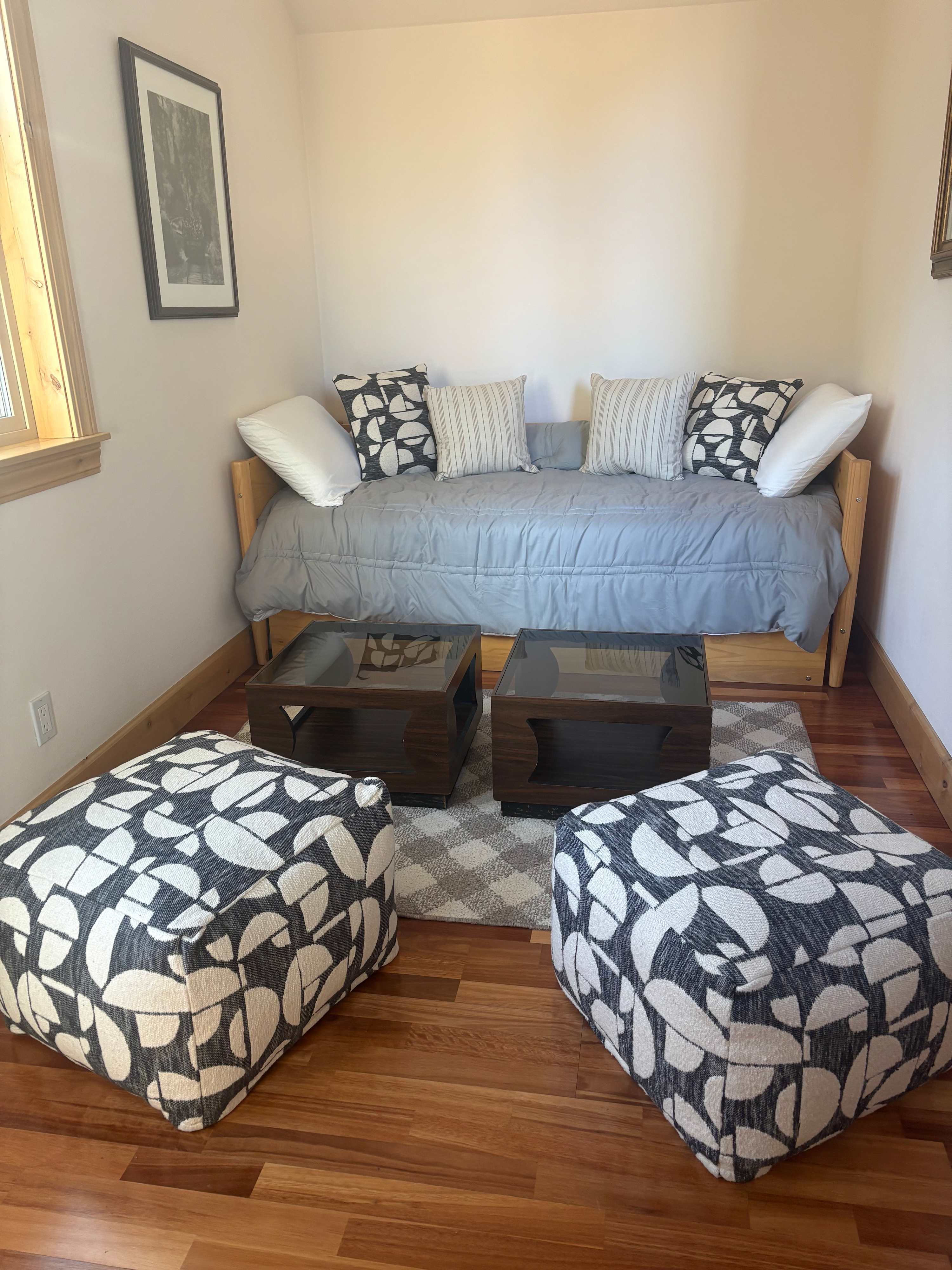 Trundle Bed  upstairs (tv on opposite wall)