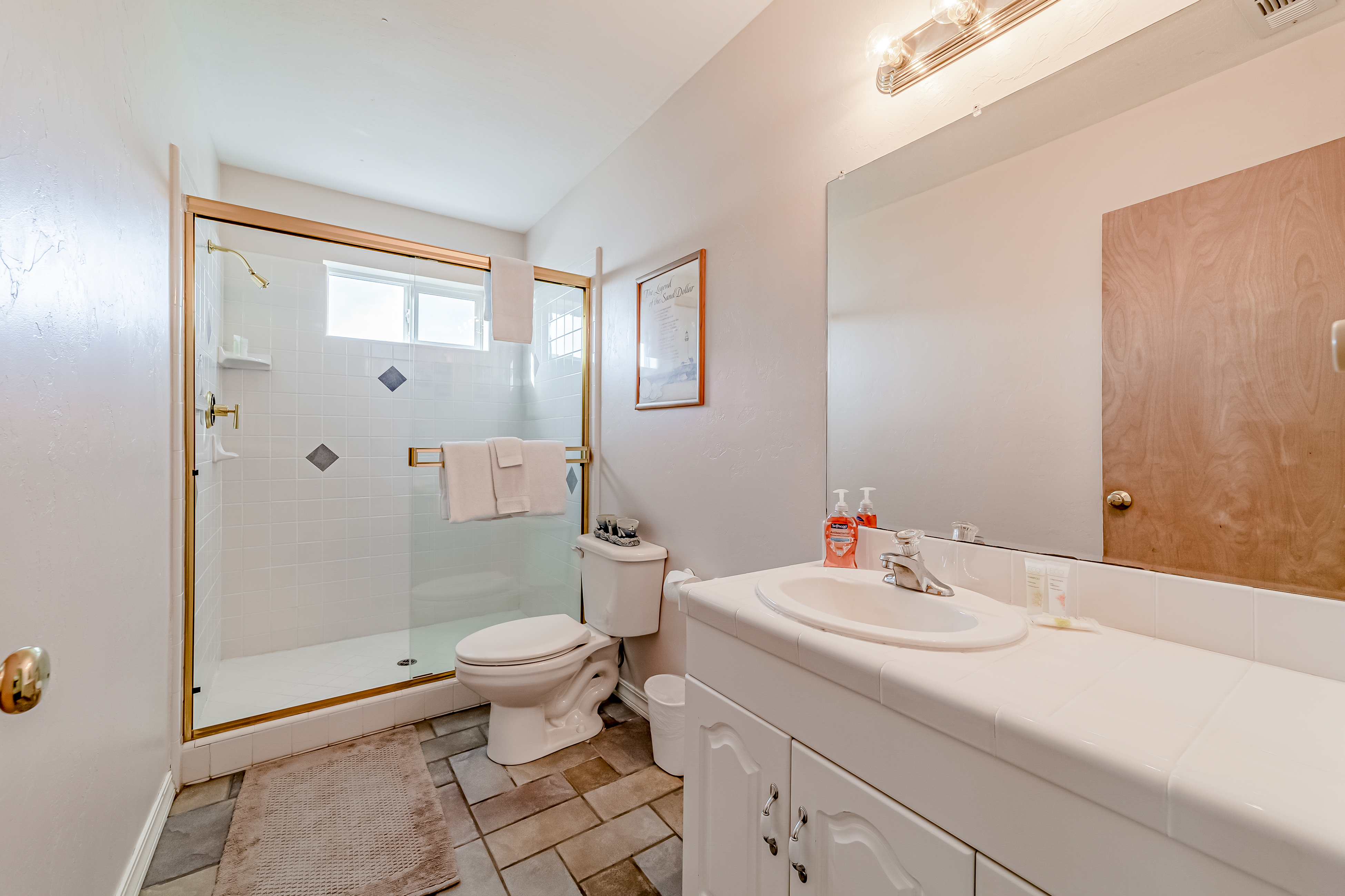 *downstairs bathroom off game room*