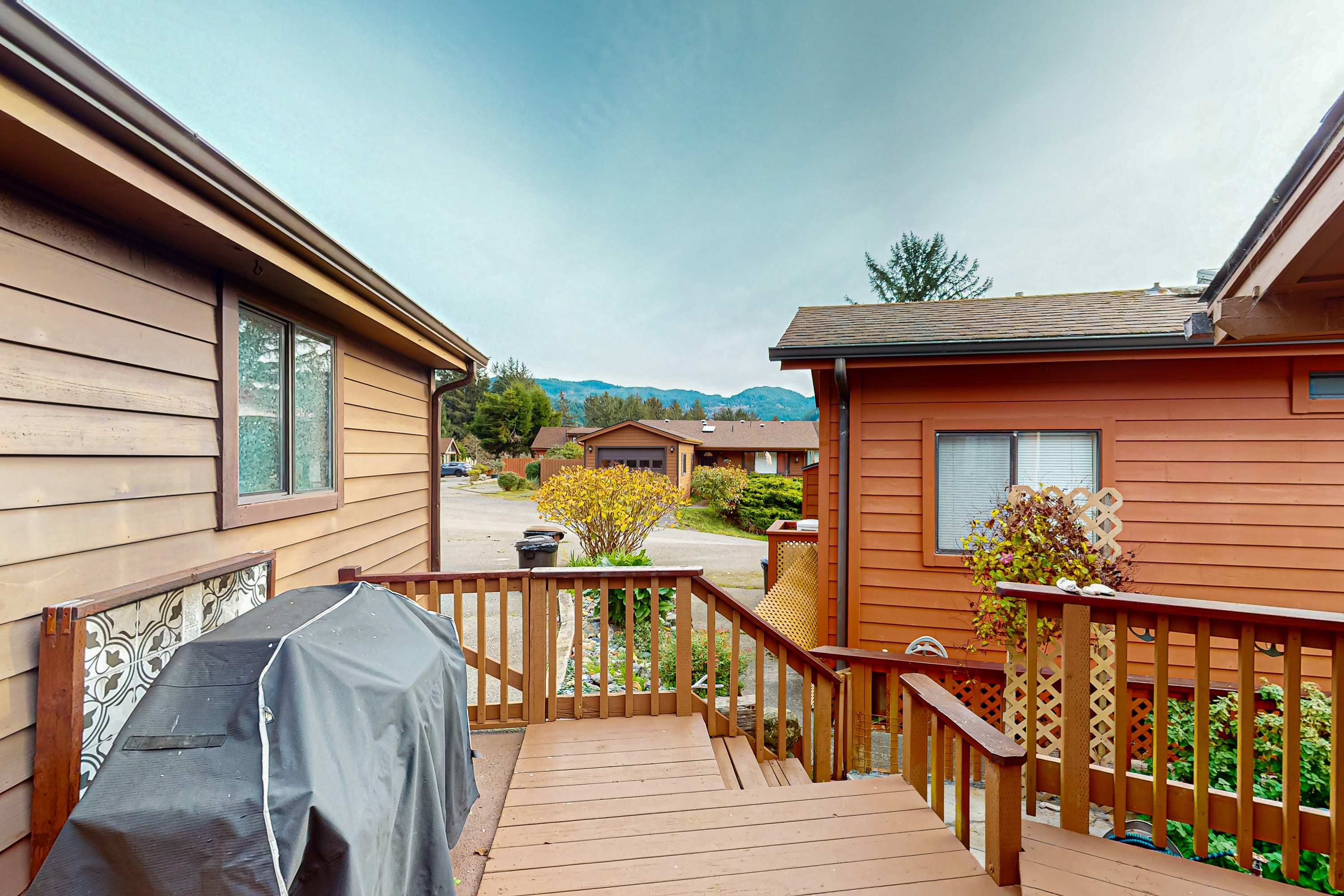 *Back patio, gate to extra parking spot*