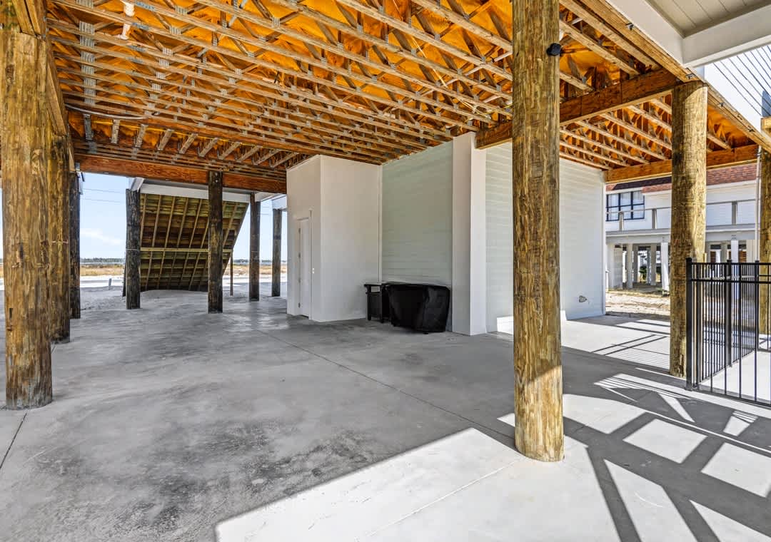 Covered patio space