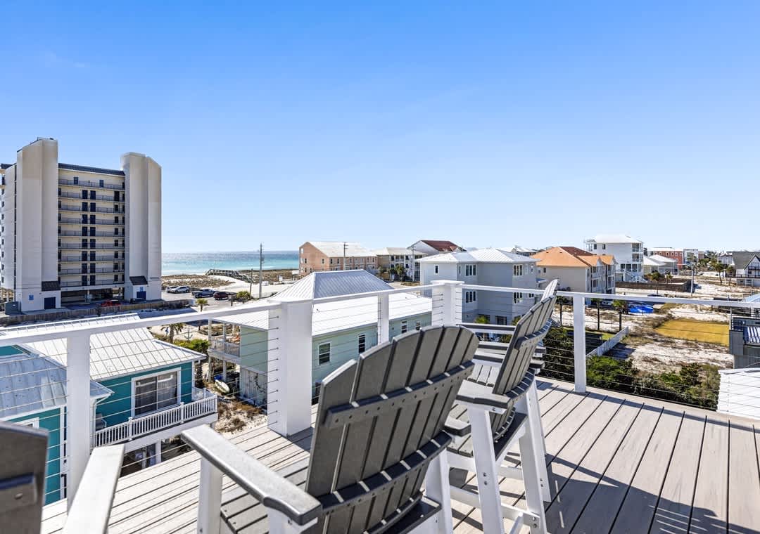 Rooftop deck views
