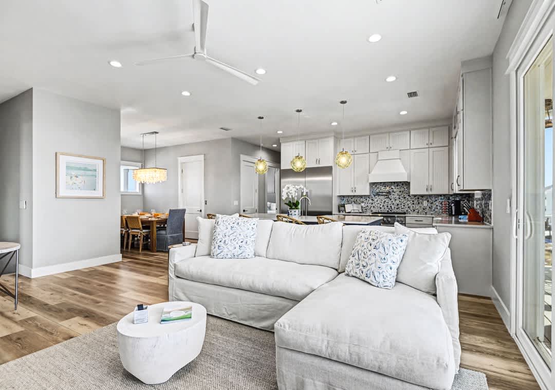Spacious and open living area