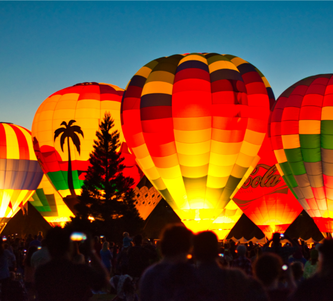 Bend Balloons Over Bend
