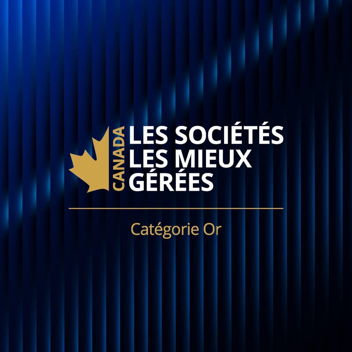 Logo des Sociétés les mieux gérées au Canada - Catégorie Or