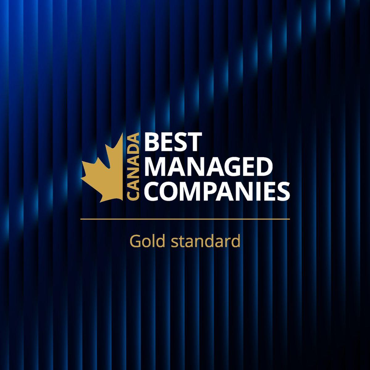 Logo of Canada Best Managed Company - Gold Standard