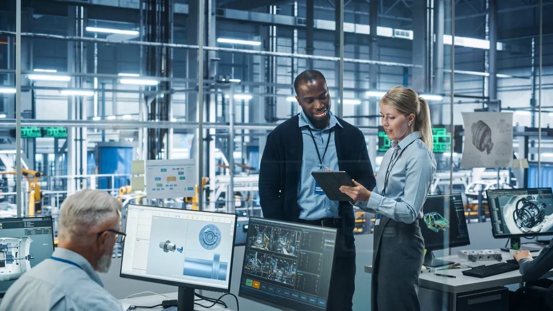 People working to automate their company’s orders using agentic AI to gain efficiency.