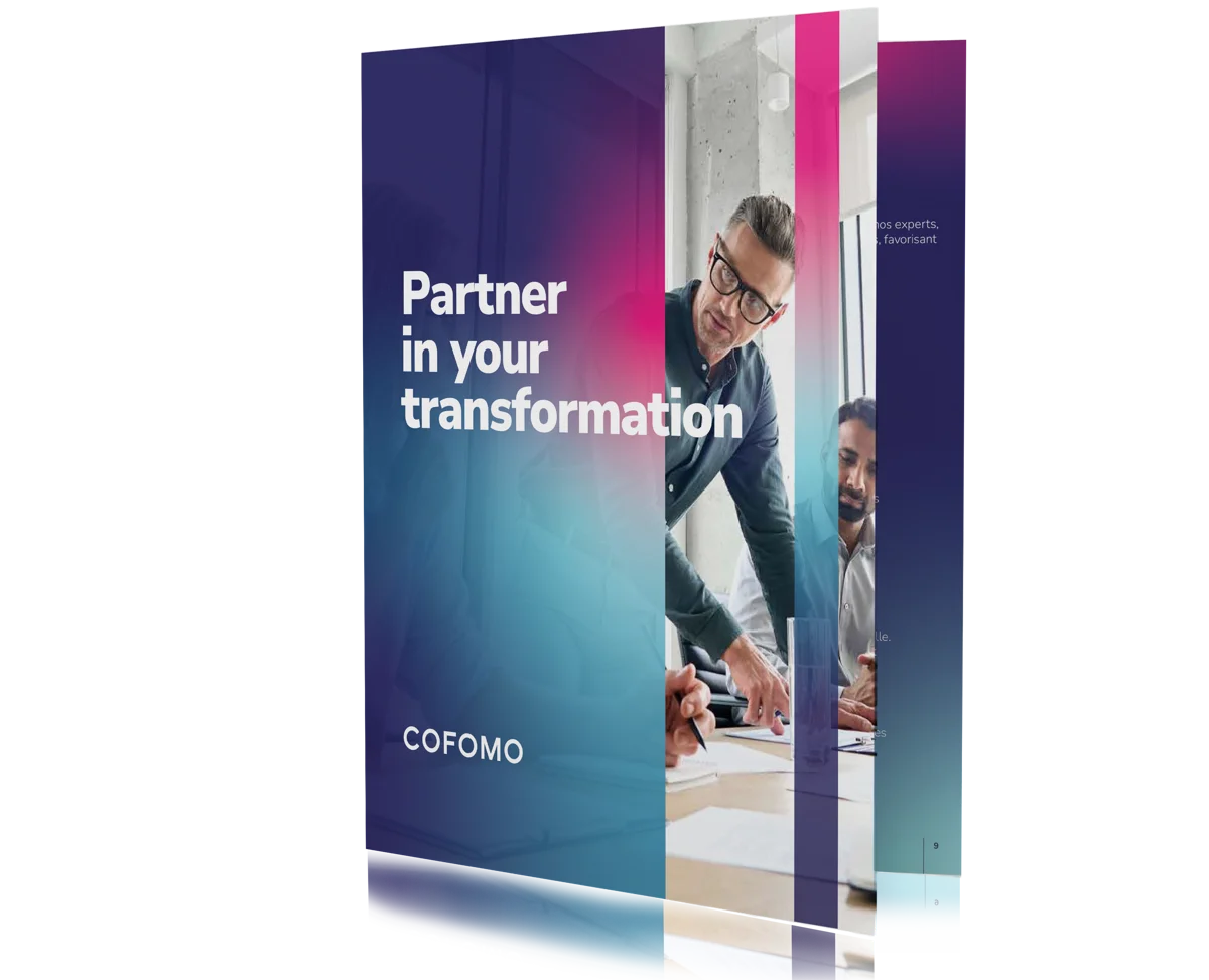 3D visualization of COFOMO’s english brand manifesto