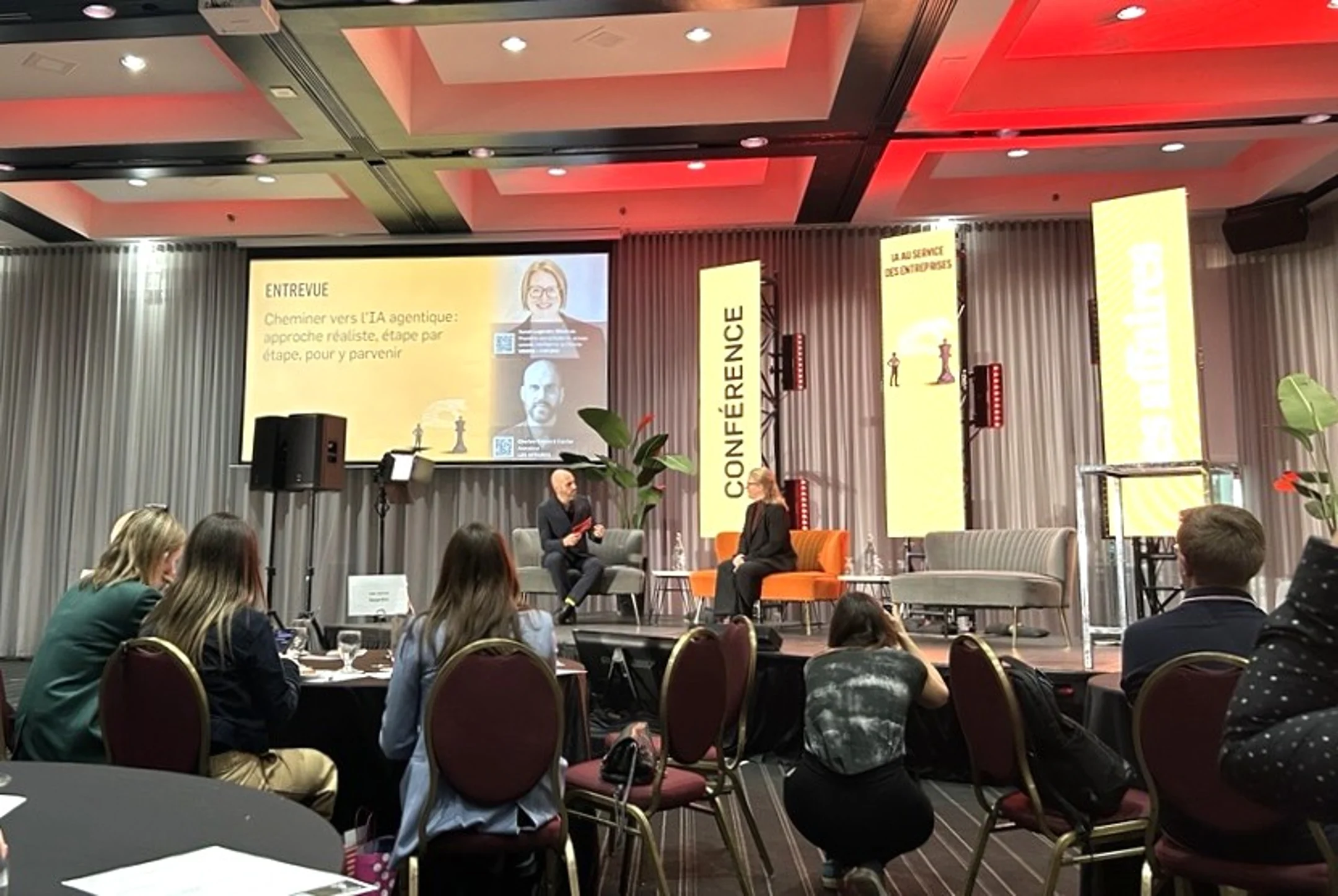Image d'une conférence sur le sujet de l'AI agentique.