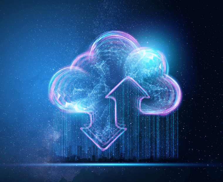 Visuel illustrant l’infonuagique et les 6 principaux avantages de la migration vers le cloud pour la croissance des entreprises