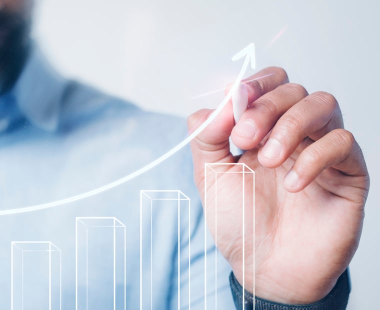 Graphique de performance illustrant l'optimisation de la gestion des subventions pour plus d’efficacité et d’agilité.