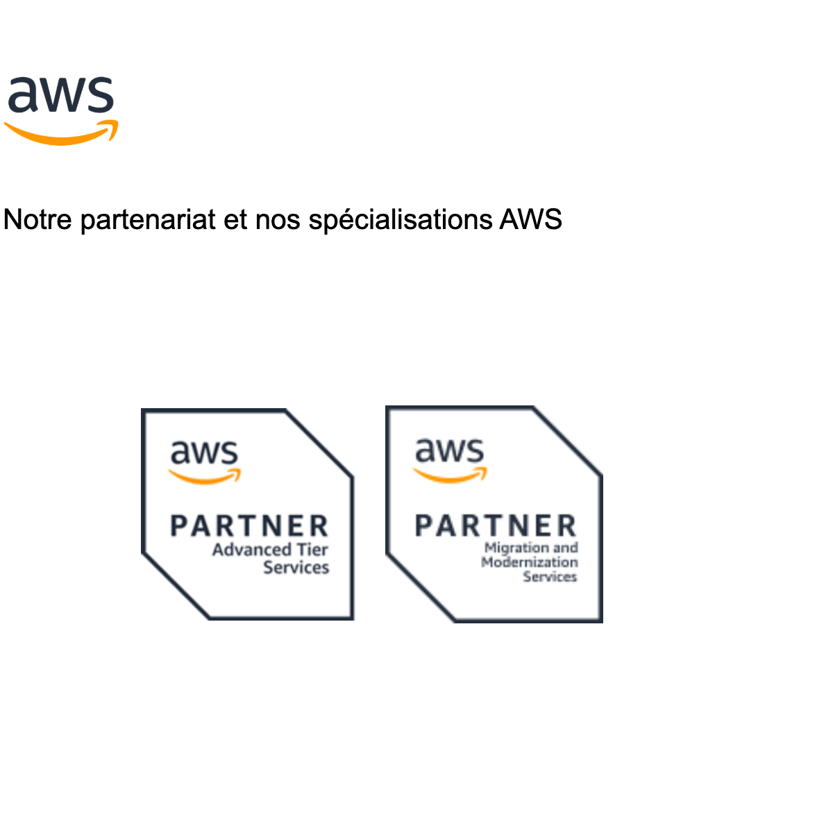 Certifications Amazon Web Services | COFOMO