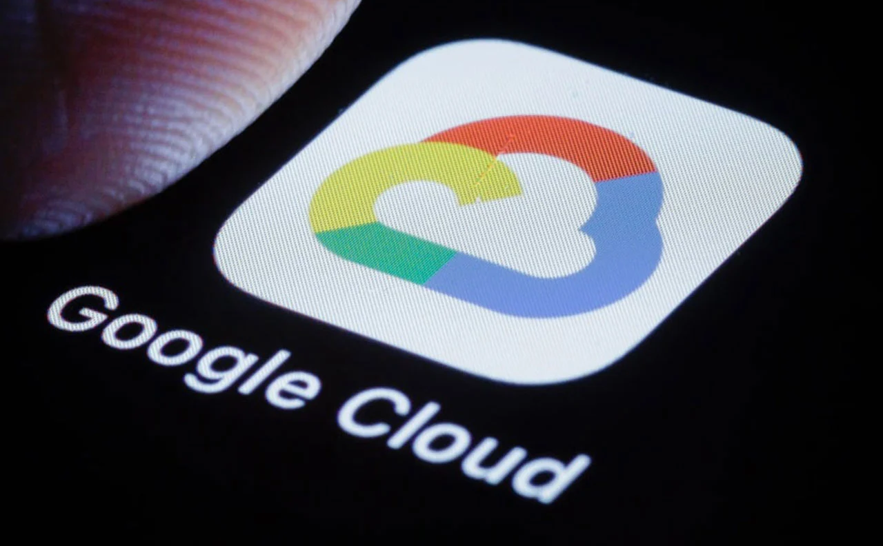 Logo de la plateforme infonuagique Google Cloud.