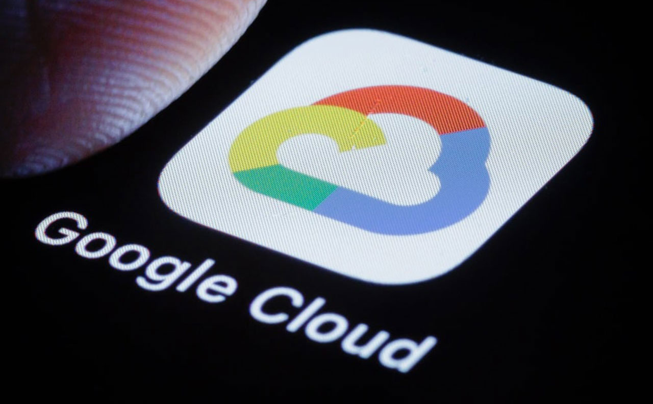 Logo de la plateforme infonuagique Google Cloud.