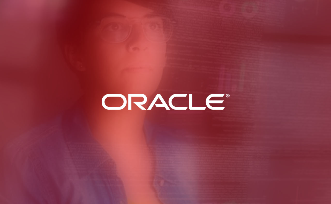 Logo de la solution technologique Oracle.