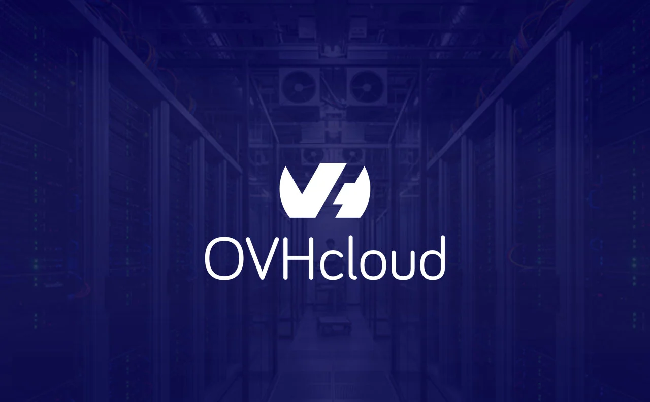 OVHcloud cloud platform logo.