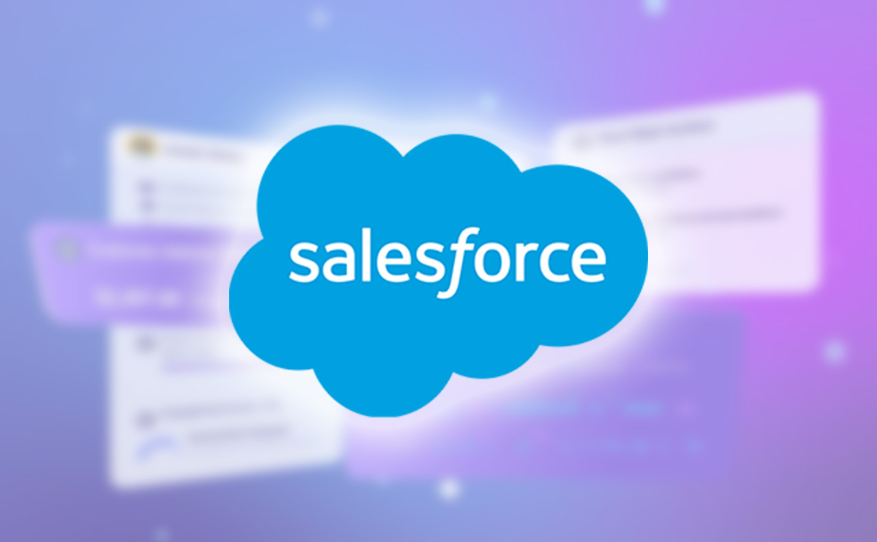 Logo de la solution technologique Salesforce.