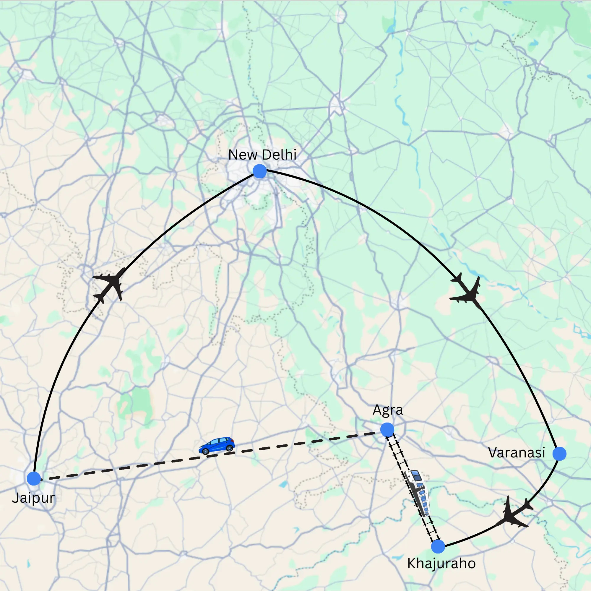 North India's Top Highlights 12 D