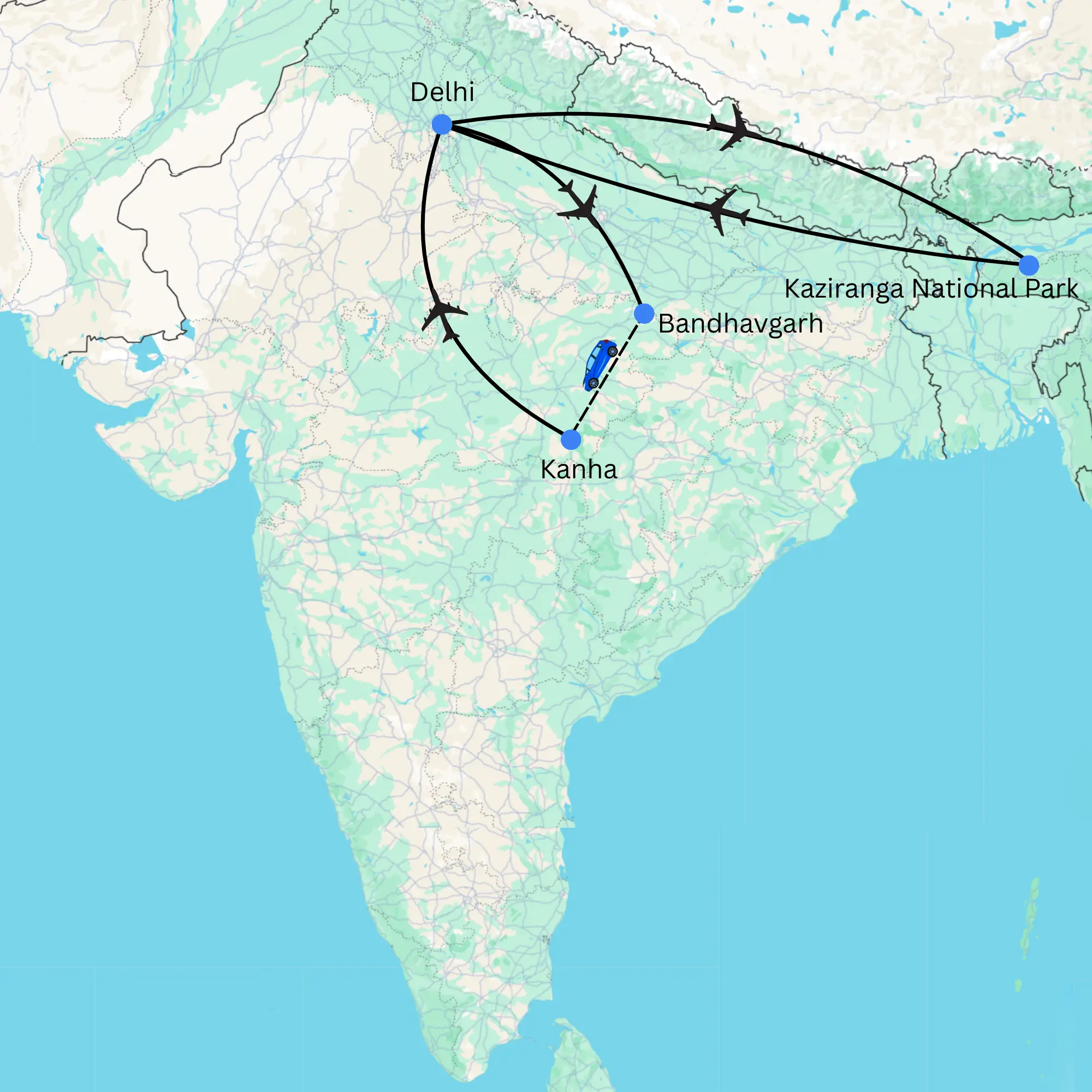 Indian Wildlife's Big Three - 12 D