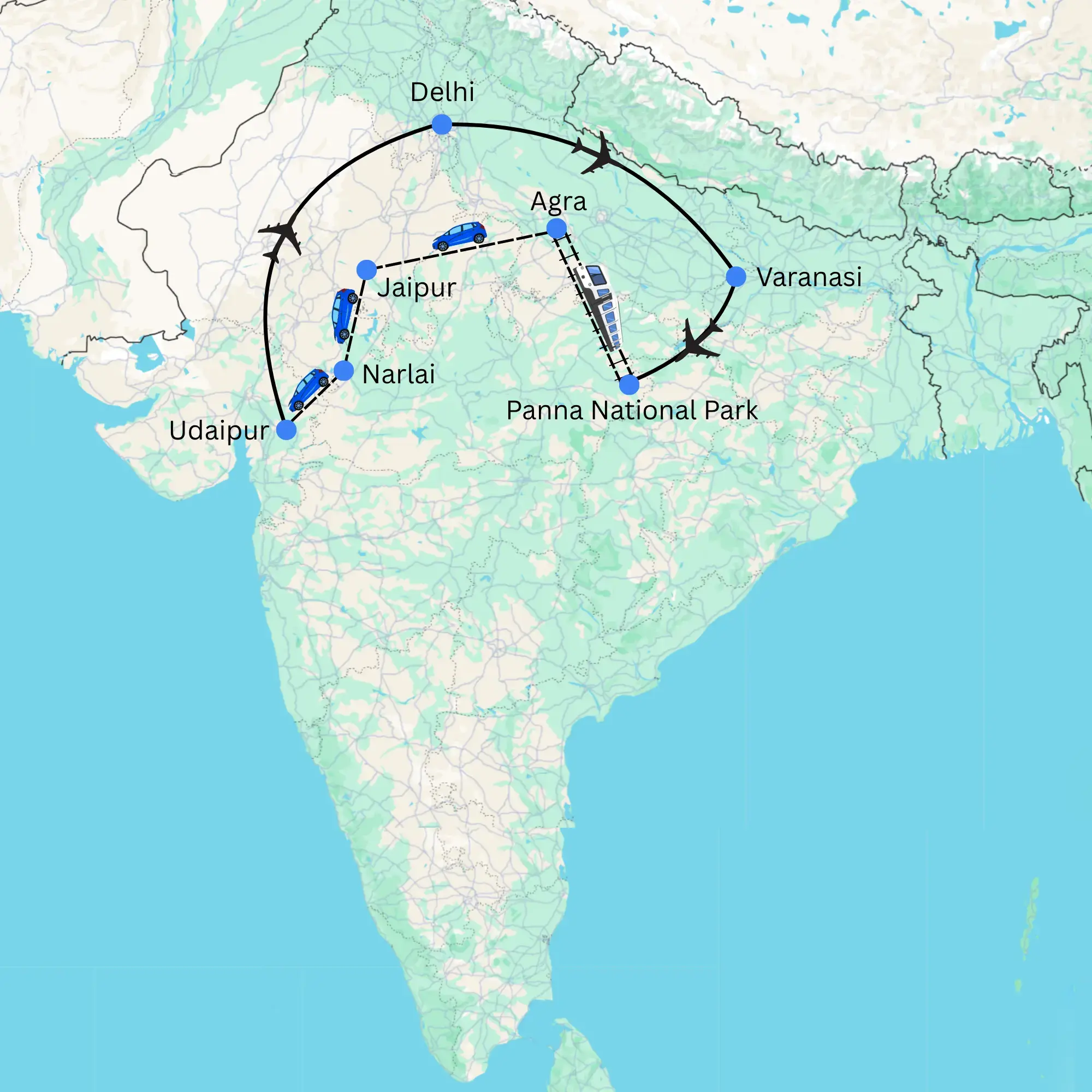 The Best of North India - 17 D