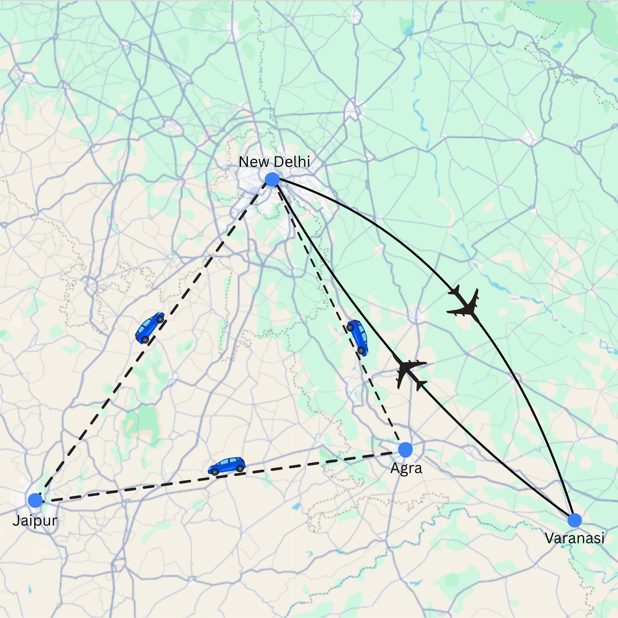 Golden Triangle & Varanasi - 10 D