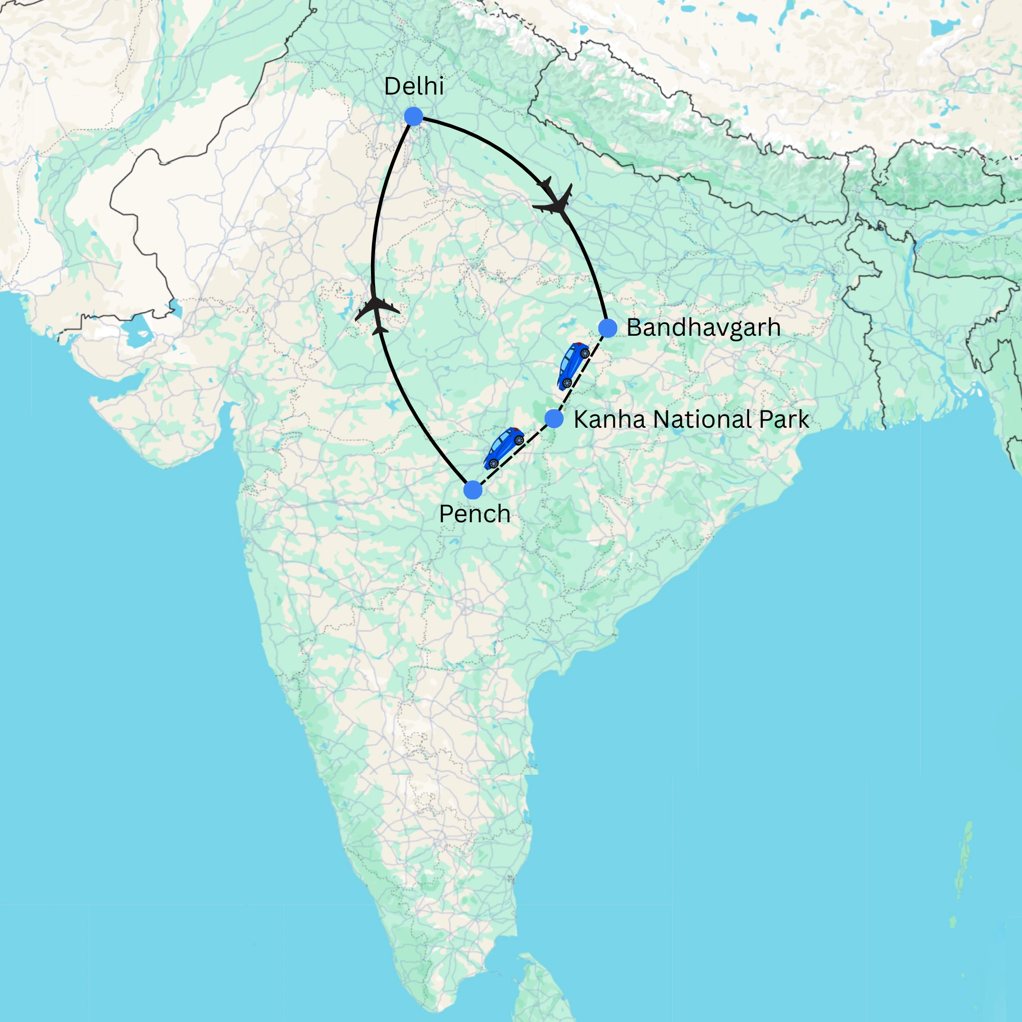 Best 3 Tiger Parks 15 Safaris