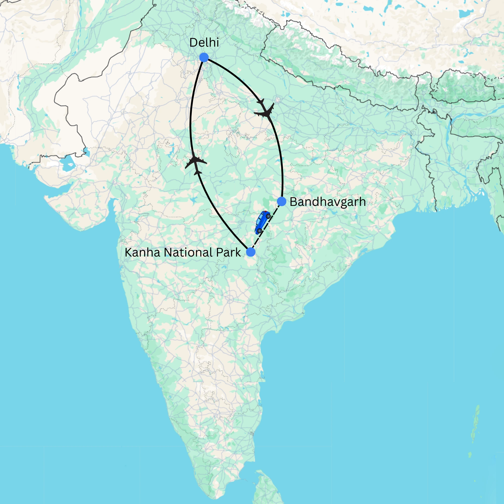 Best 2 Tiger Parks 10 Safaris