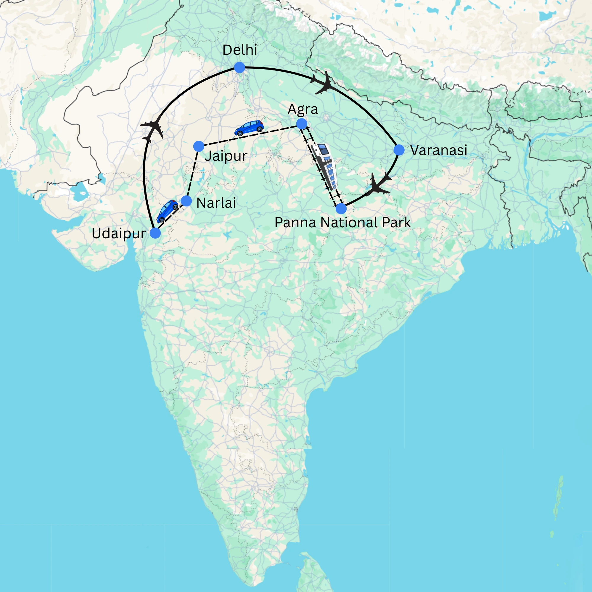 Best of North India & Holi Journey