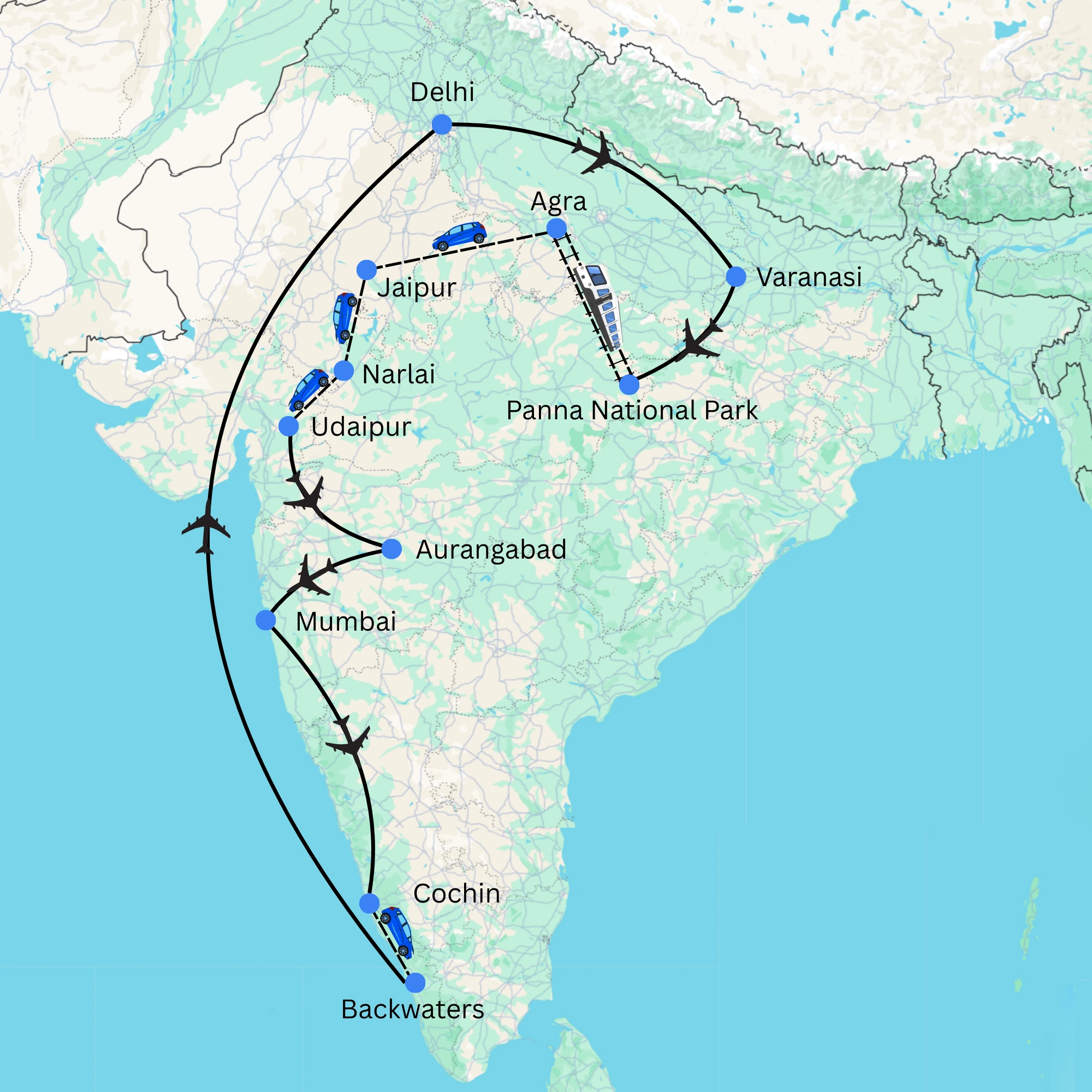 Best of India & Holi Journey