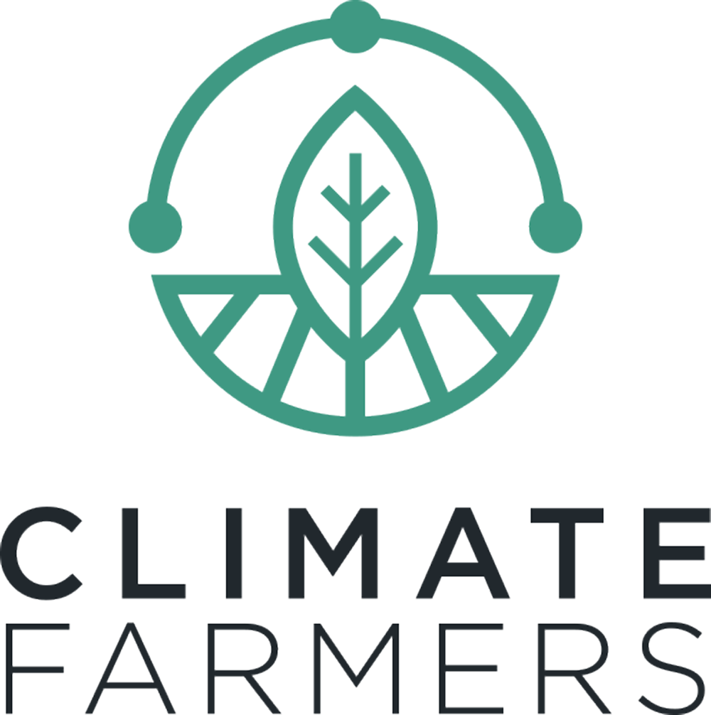 Climate farmers logo vertical color