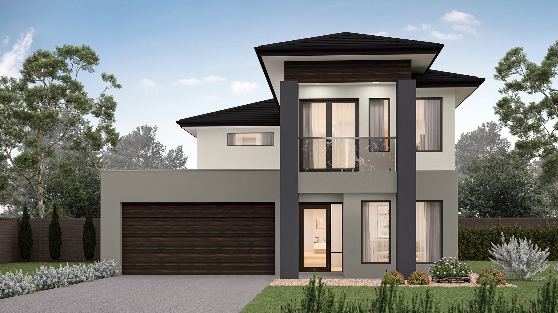 12 5m wide CONTEMPORARY Tiled Roof