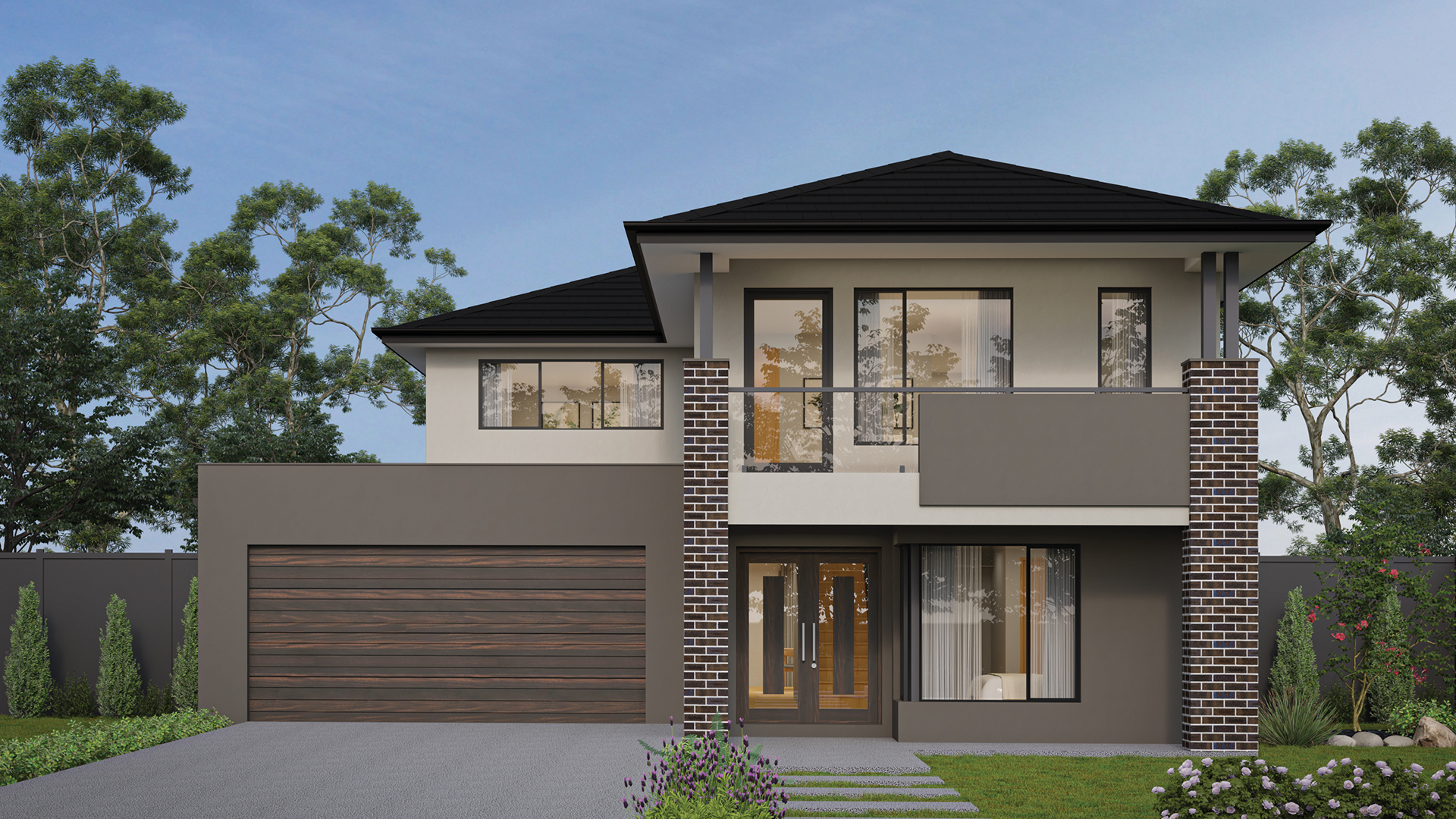 14m wide MODERN Tiled Roof