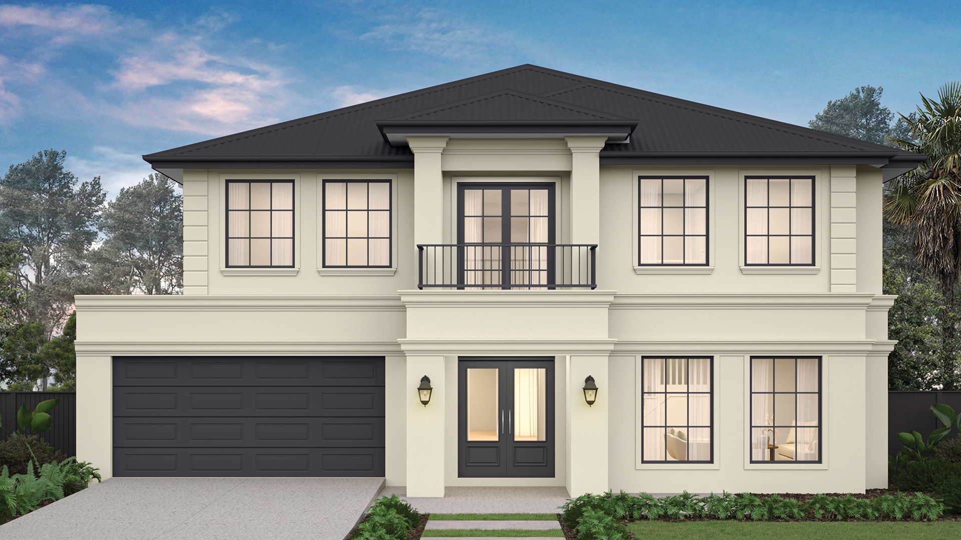 16m wide FRENCH PROVINCIAL MKII Colorbond Build Over