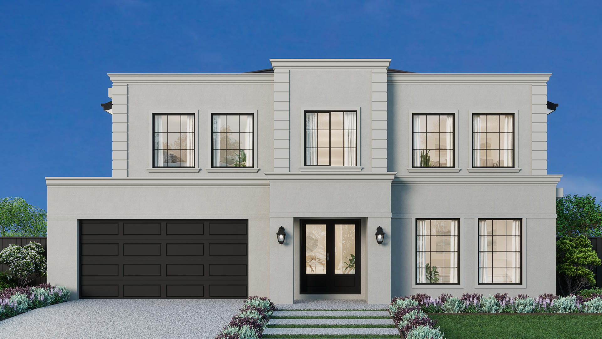 16m wide FRENCH PROVINCIAL NB Tiled Roof Build Over