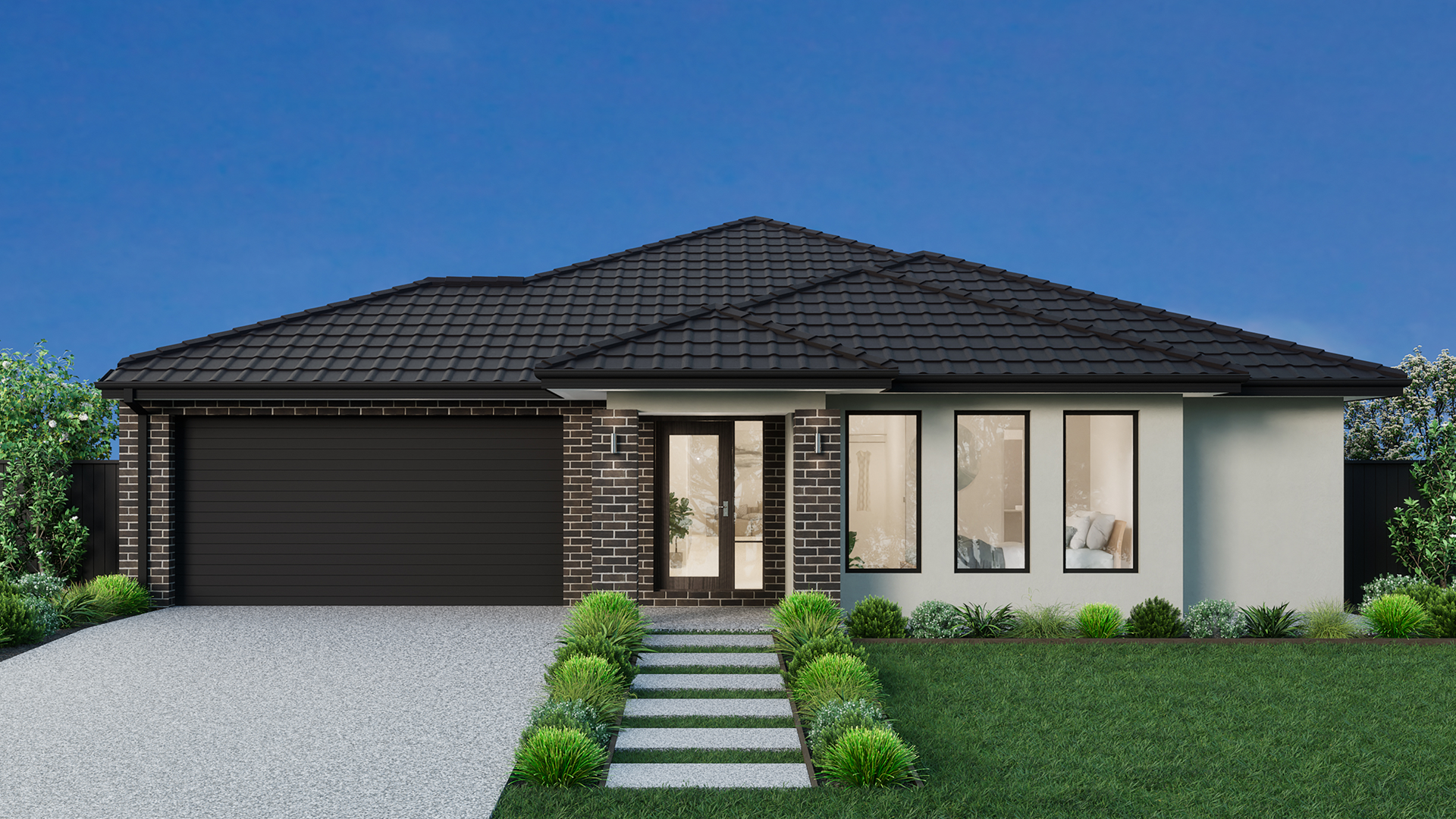 16m wide LISBON Tiled Roof