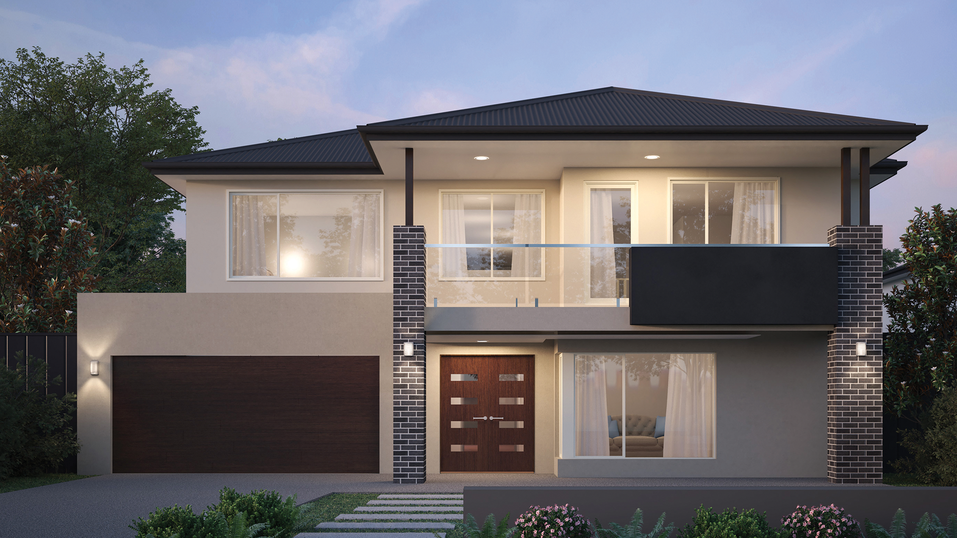 16m wide MODERN Colorbond Build Over