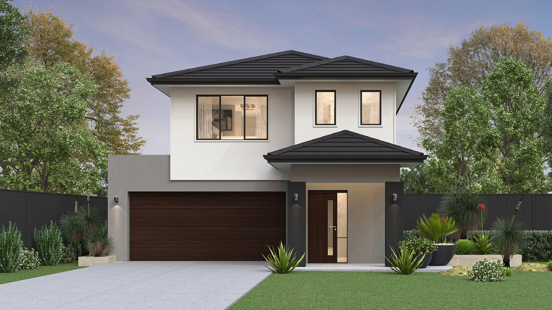 10 5m wide CONTEMPORARY NB Tiled Roof Build Over 1920x1080px