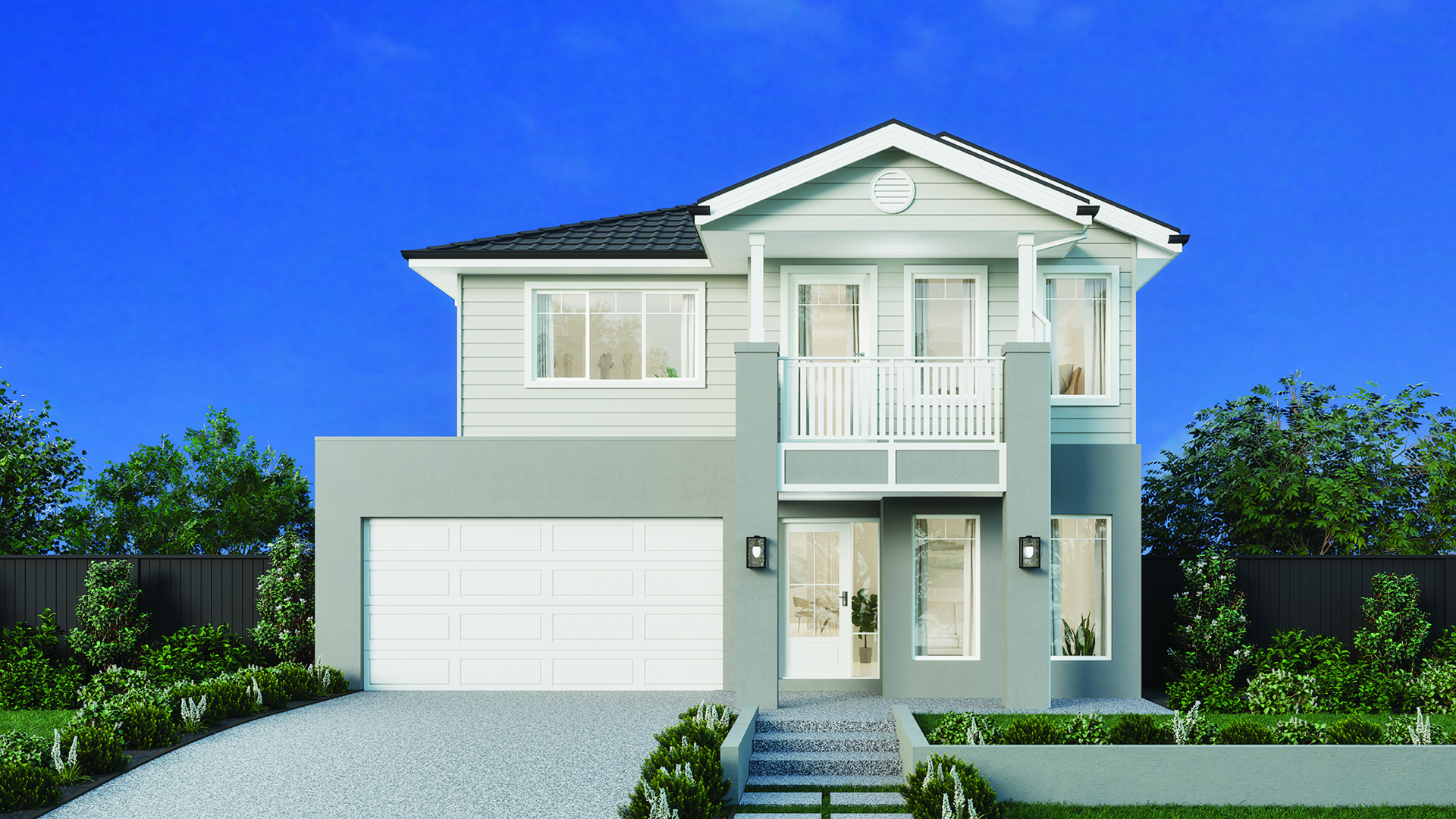12 5m wide BRIDGEHAMPTON Tiled Roof Build Over 1920x1080px