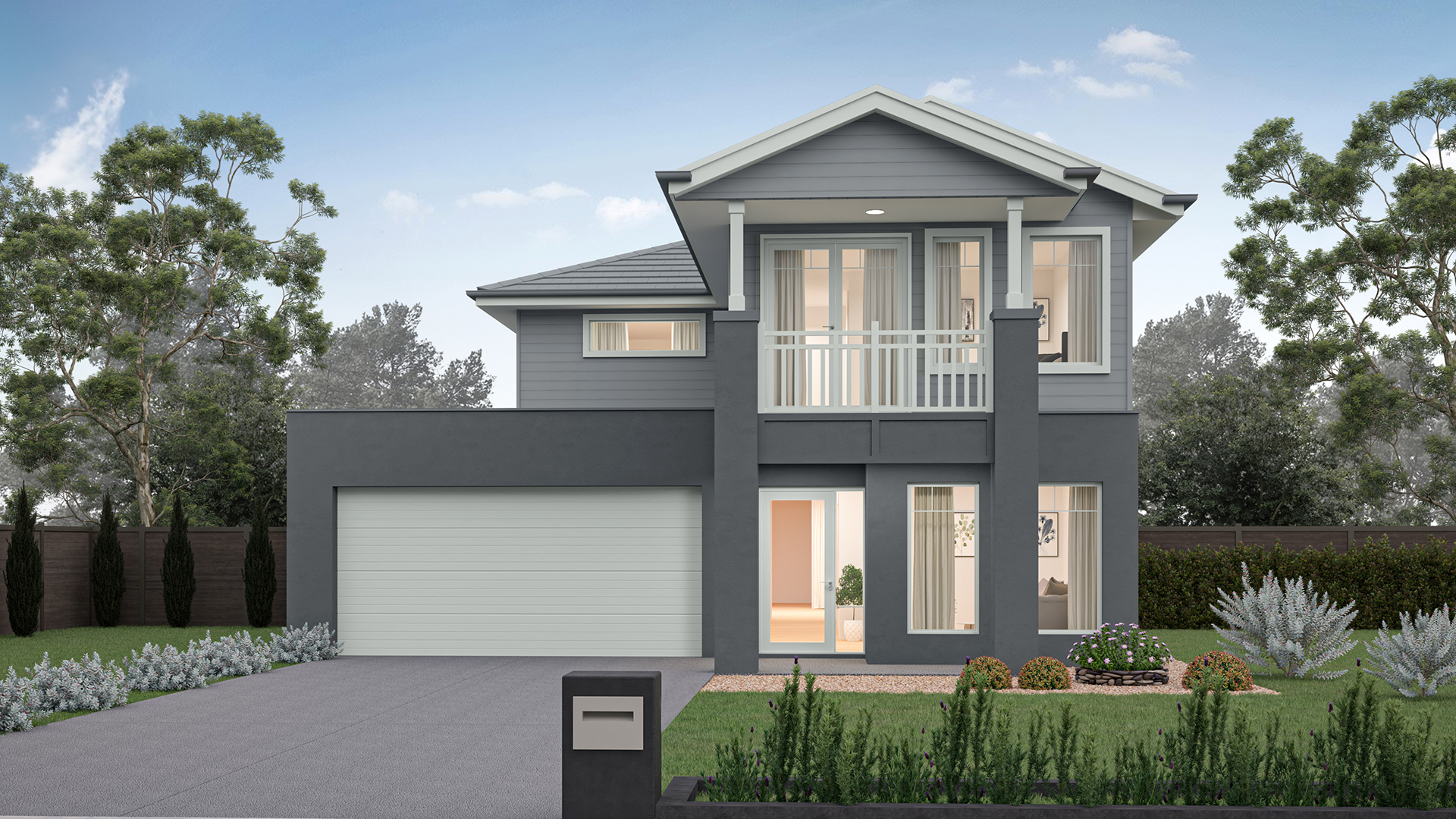12 5m wide BRIDGEHAMPTON Tiled Roof 1920x1080px
