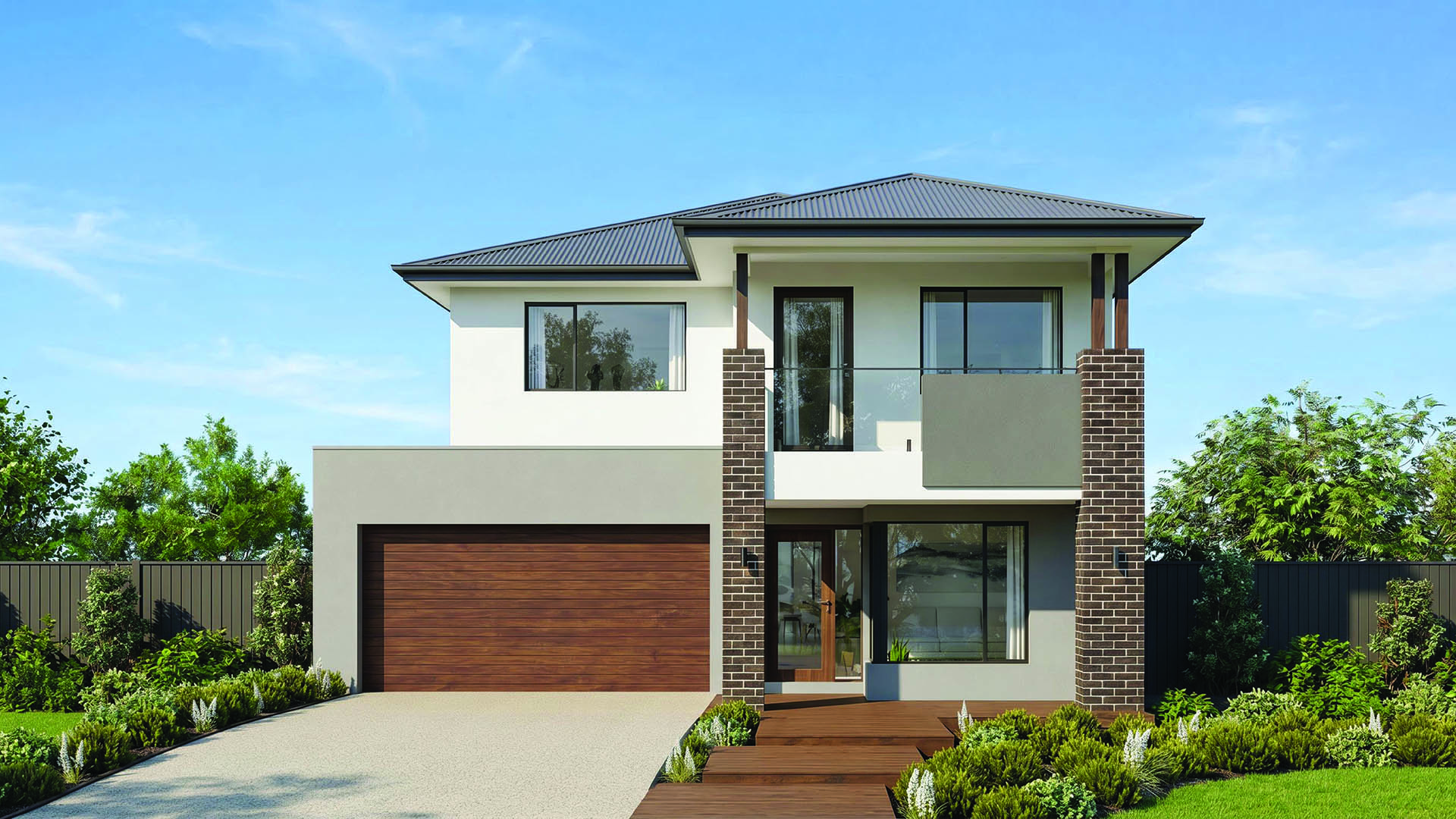 12 5m wide MODERN Colorbond Build Over 1920x1080px