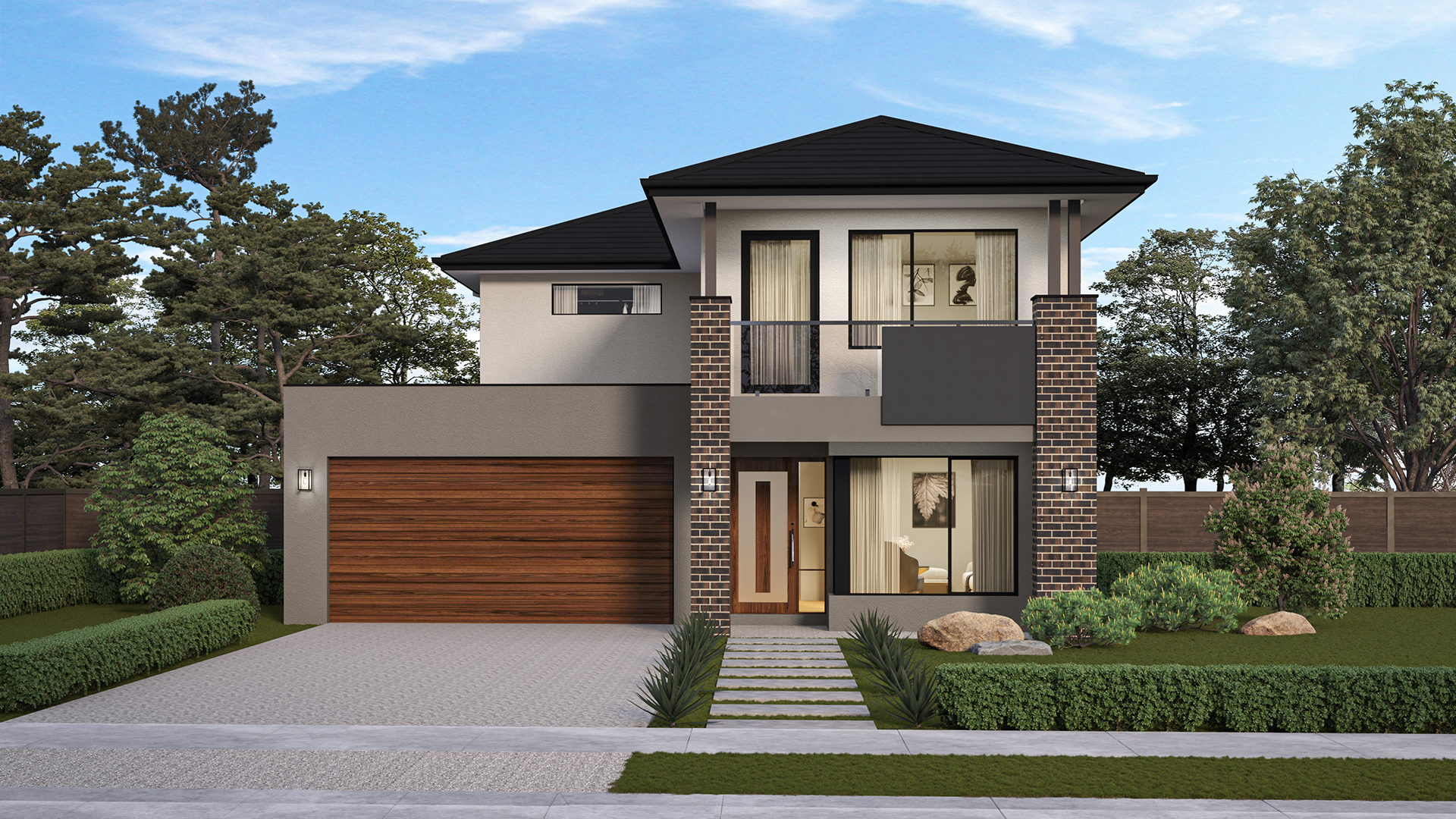 12 5m wide MODERN Tiled Roof 1920x1080px