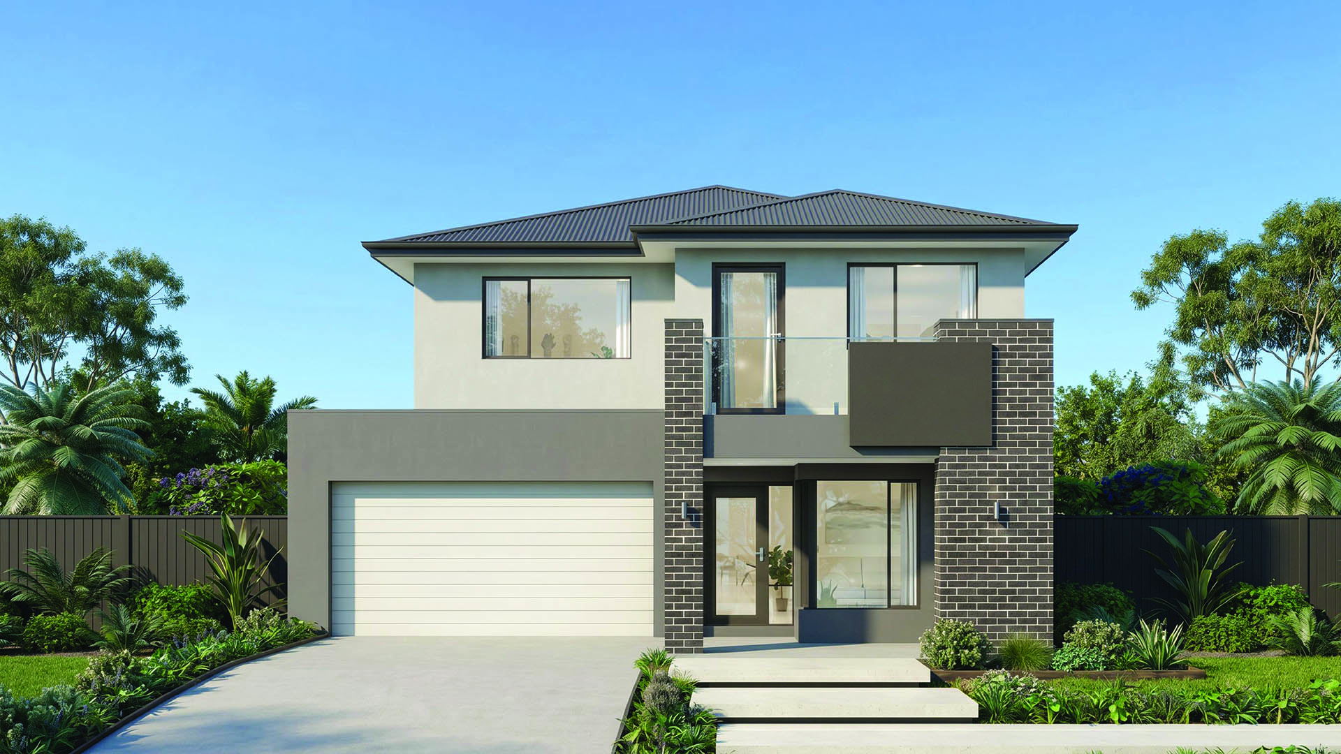 12 5m wide URBAN COASTAL Colorbond Build Over 1920x1080px