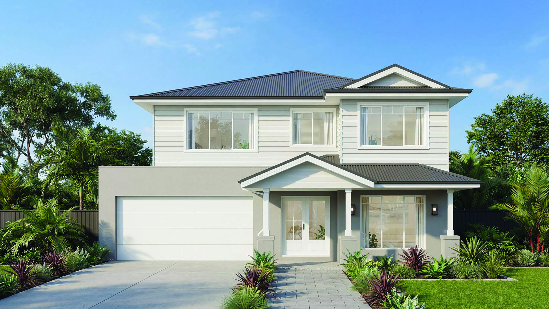 14m wide BRIDGEHAMPTON NB Colorbond Build Over 1920x1080px
